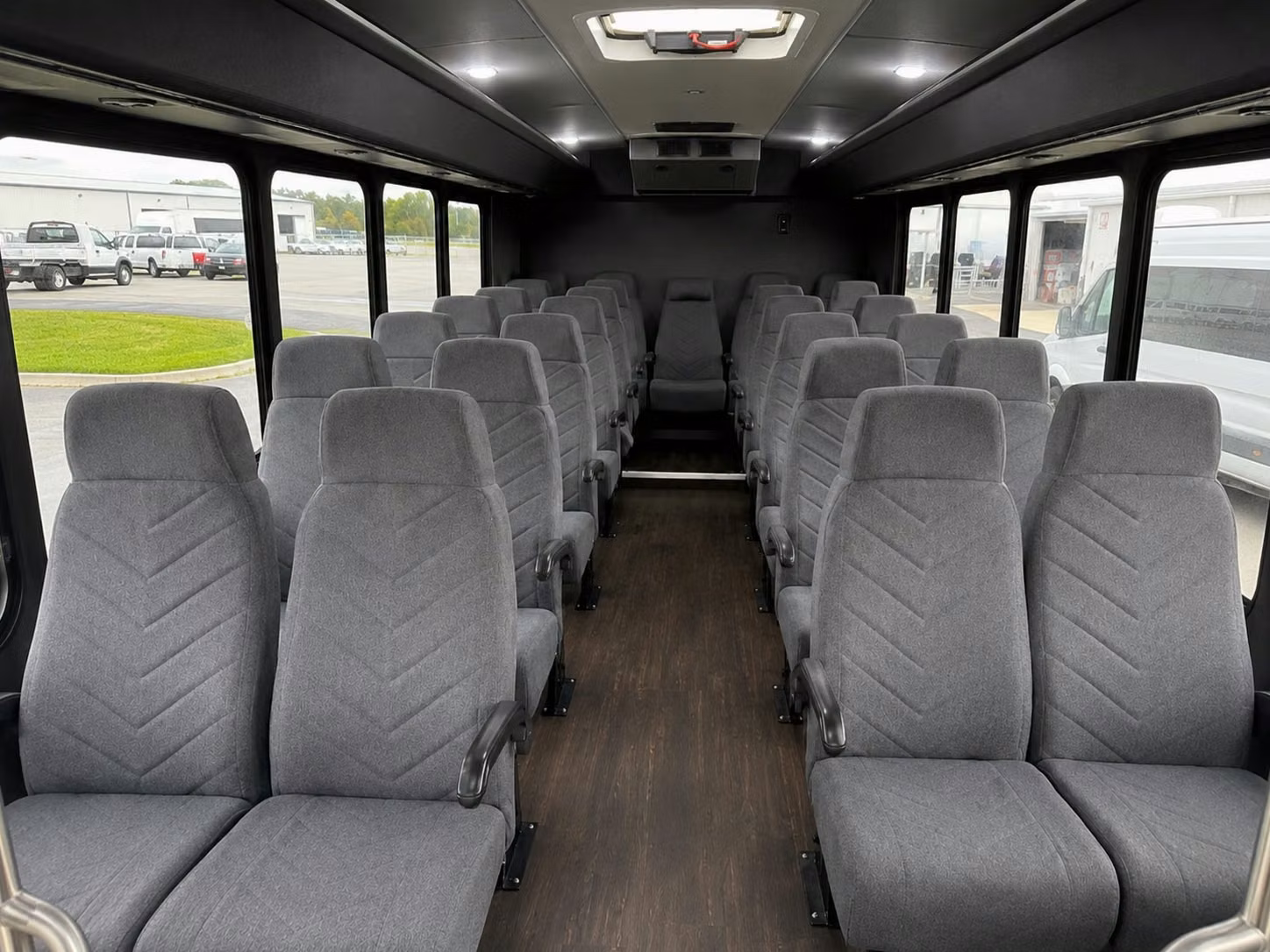 15 passenger minibus inside