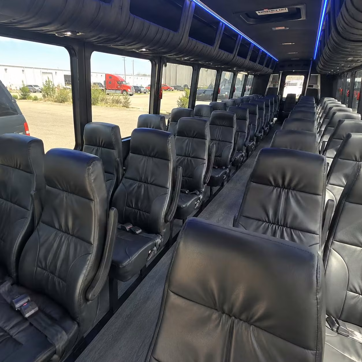 25 passenger minibus inside