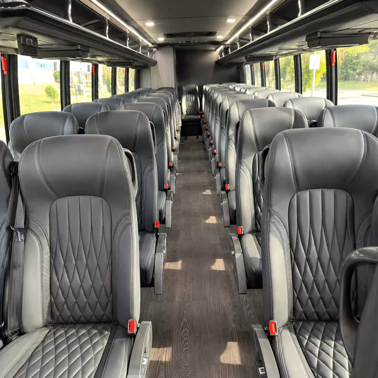 35 passenger minibus inside