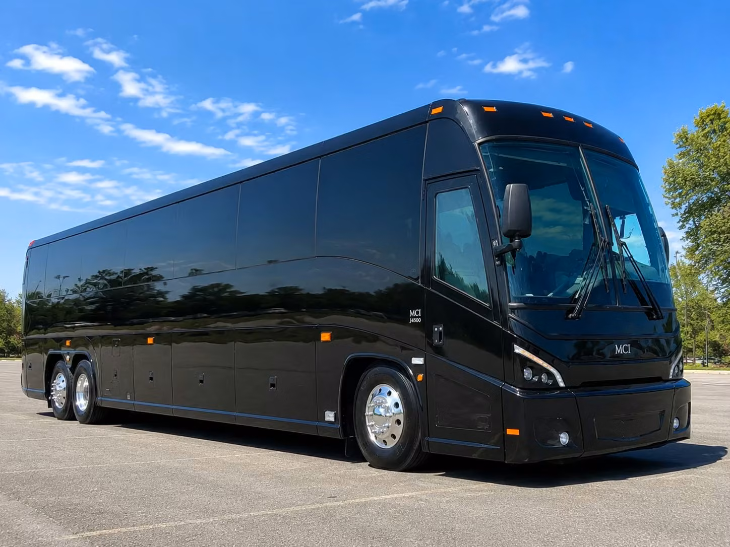 56 passenger charter bus