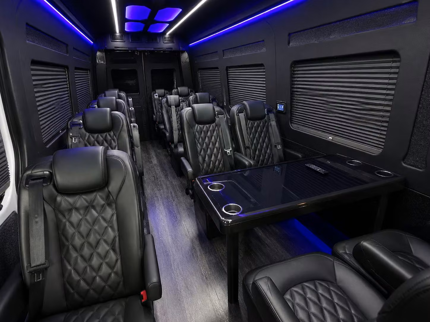 sprinter van with driver inside